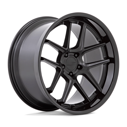 American Racing AR942 BISHOP MATTE BLACK W/ GLOSS BLACK LIP 5X115 20X11 +22 71.5HB