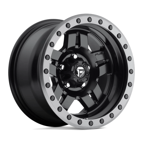Fuel OffRoad D557 ANZA MATTE BLACK GUN METAL RING 5x114.3 15X8 -18 72.56HB