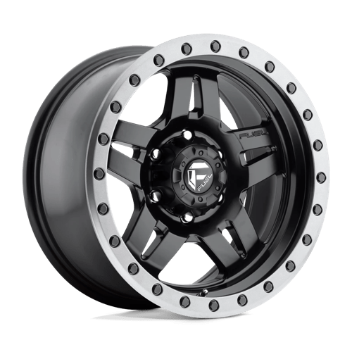 Fuel OffRoad D557 ANZA MATTE BLACK GUN METAL RING 5X5.0 17X8.5 +6 78.1HB
