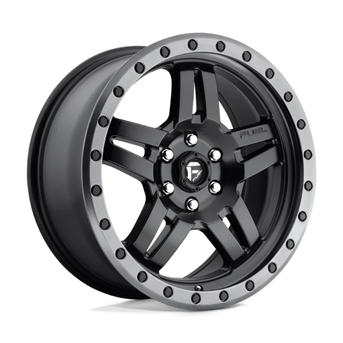 Fuel OffRoad D557 ANZA MATTE BLACK GUN METAL RING 6X120 18X8 +27 67.06HB