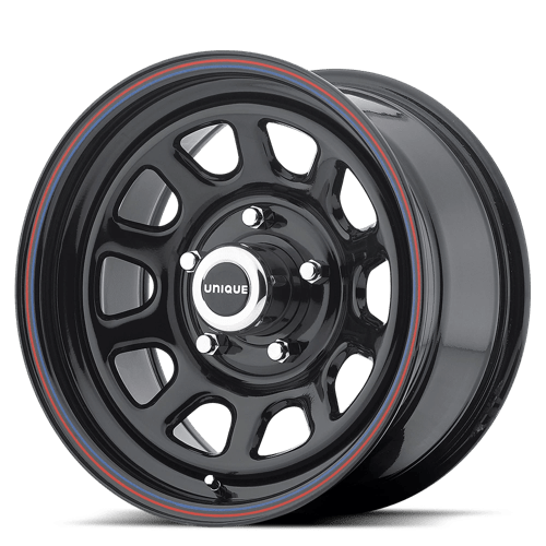 American Racing AR767 GLOSS BLACK W/ STRIPES 5x114.3 15X10 -38 72.56HB