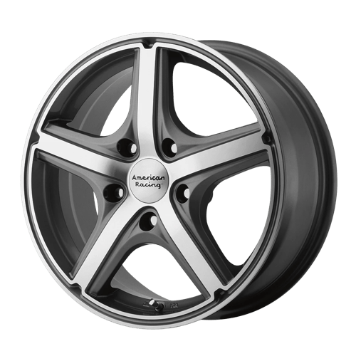 American Racing AR883 MAVERICK ANTHRACITE W/MACHINED FACE 5X100 17X7.5 +40 72.56HB