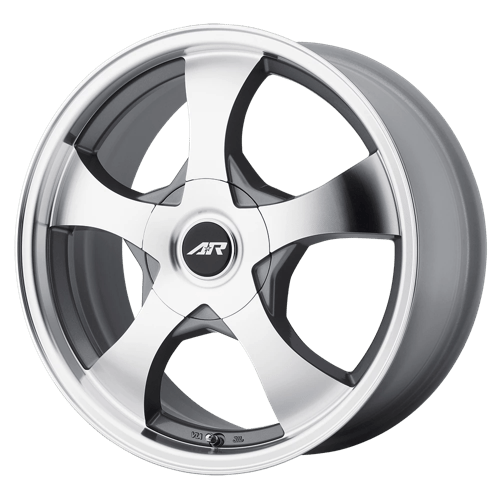 American Racing AR895 DARK SILVER W/ MACHINED FACE 5X100/4.5 14X6 +35 72.56HB