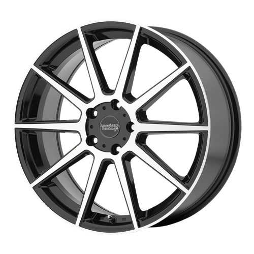 American Racing AR908 GLOSS BLACK W/ MACHINED FACE 5x114.3 18X8 +40 72.56HB