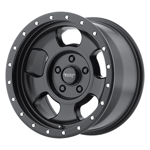 American Racing AR969 ANSEN OFFROAD SATIN BLACK W/ SATIN BLACK RING 6X4.5 17X8.5 +25 72.56HB