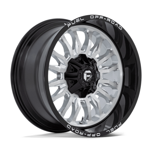 Fuel OffRoad D798 ARC SILVER BRUSHED FACE W/ MILLED BLACK LIP 6X135/5.5 20X10 -18 106.1HB