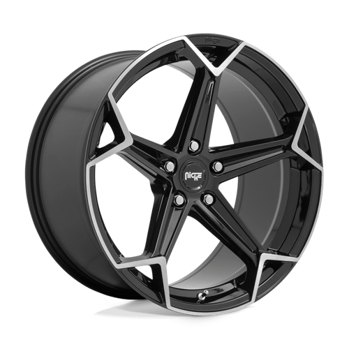 Niche N259 ARROW GLOSS BLACK BRUSHED 5X115 20X10.5 +20 71.5HB