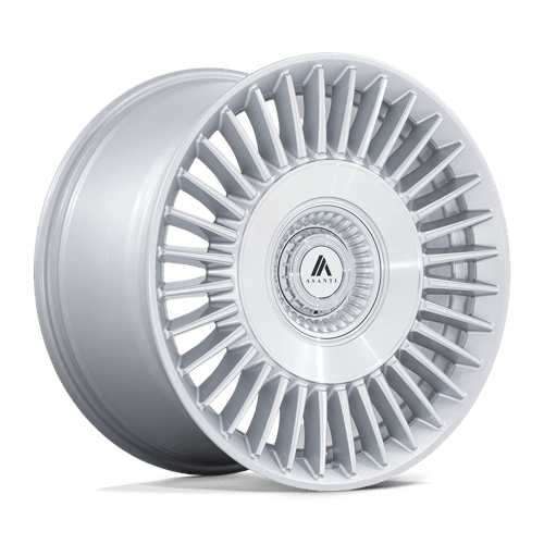 Asanti AB040 TIARA GLOSS SILVER BRIGHT MACH FACE 5X4.25/4.5 22X10.5 +45 72.56HB