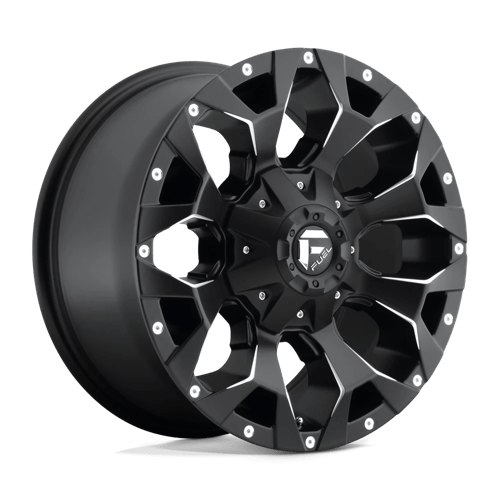 Fuel OffRoad D546 ASSAULT MATTE BLACK MILLED 6X135/5.5 17X8.5 +25 106.1HB
