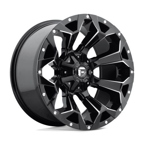 Fuel OffRoad D576 ASSAULT GLOSS BLACK MILLED 5X5.5/150 20X9 +1 110.1HB