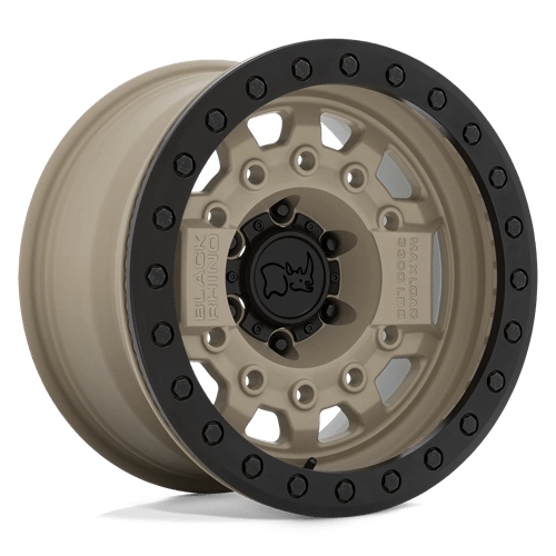 Black Rhino AVENGER BEADLOCK DESERT SAND W/ BLACK HARDWARE 6X5.5 17X8.5 -30 112.1HB