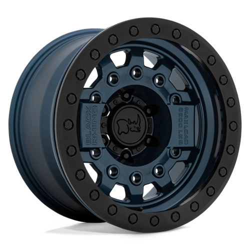 Black Rhino AVENGER BEADLOCK NAVY BLUE W/ BLACK HARDWARE 6X5.5 17X8.5 -30 112.1HB