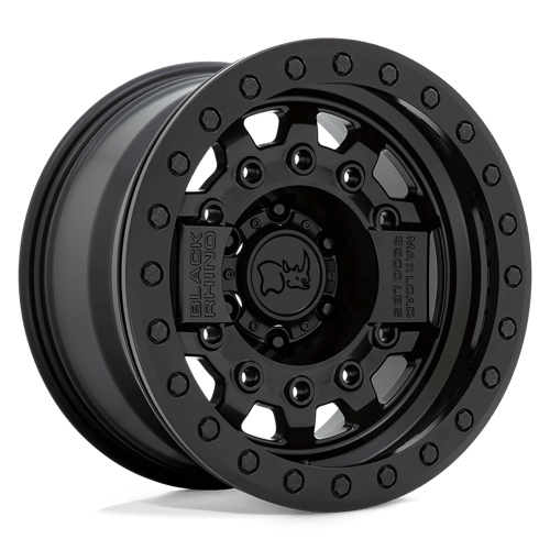Black Rhino AVENGER BEADLOCK MATTE BLACK W/ BLACK HARDWARE 6X5.5 17X8.5 -30 112.1HB