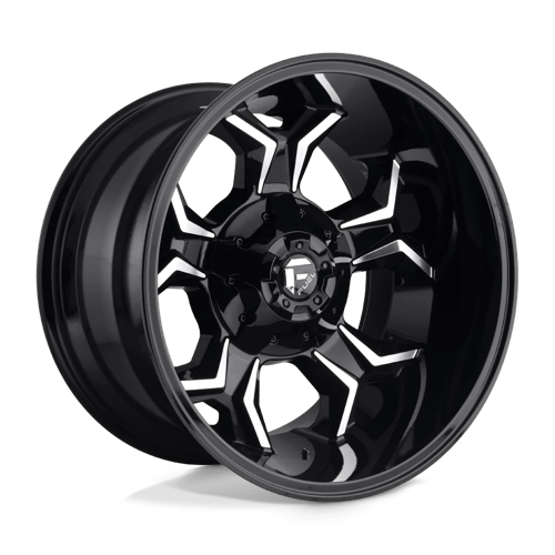 Fuel OffRoad D606 AVENGER GLOSS BLACK MILLED 8X6.5 20X12 -44 125.1HB