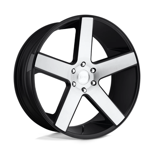 DUB S217 BALLER GLOSS BLACK BRUSHED 6X5.5 24X10 +19 106.1HB