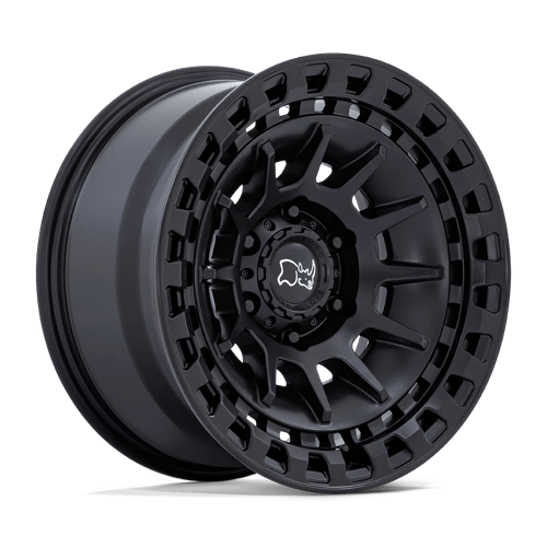 Black Rhino BARRAGE MATTE BLACK 5X5.0 17X8.5 -10 71.5HB