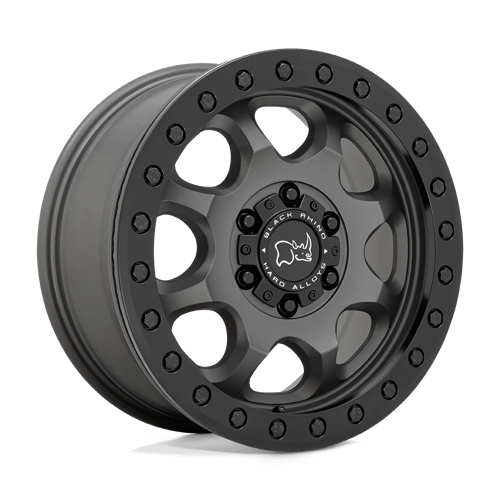 Black Rhino VENTURE BEADLOCK MATTE GUNMETAL W/ BLACK HARDWARE 6X130 17X8 +38 84.1HB