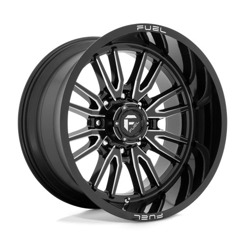 Fuel OffRoad D761 CLASH GLOSS BLACK MILLED 8X180 22X12 -44 124.2HB