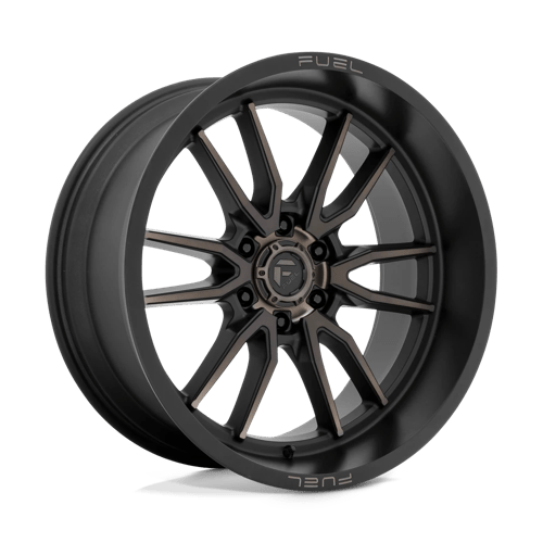 Fuel OffRoad D762 CLASH MATTE BLACK DOUBLE DARK TINT 6X5.5 22X10 -18 106.1HB