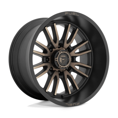 Fuel OffRoad D762 CLASH MATTE BLACK DOUBLE DARK TINT 8X6.5 22X12 -44 125.1HB
