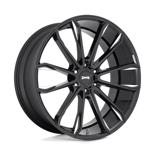 DUB S252 CLOUT GLOSS BLACK MILLED 6X135 24X10 +30 87.1HB