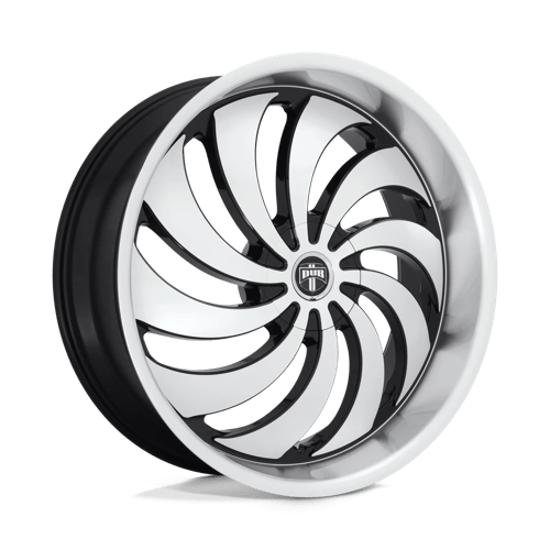 DUB S243 COJONES GLOSS BLACK MACHINED BLANK 24X9 +25 72.56HB