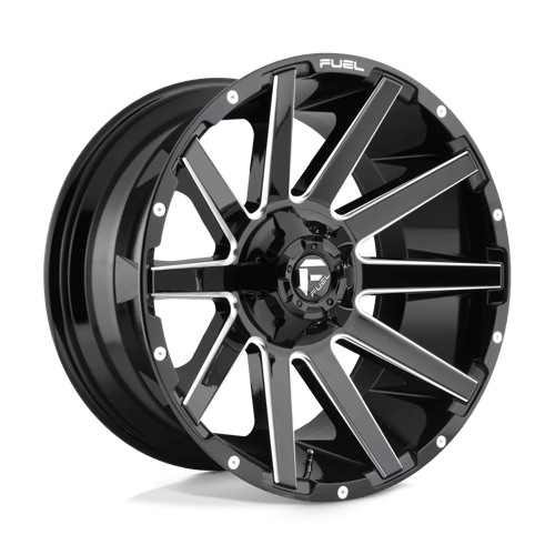 Fuel OffRoad D615 CONTRA GLOSS BLACK MILLED 5X5.5/150 18X9 +1 110.1HB