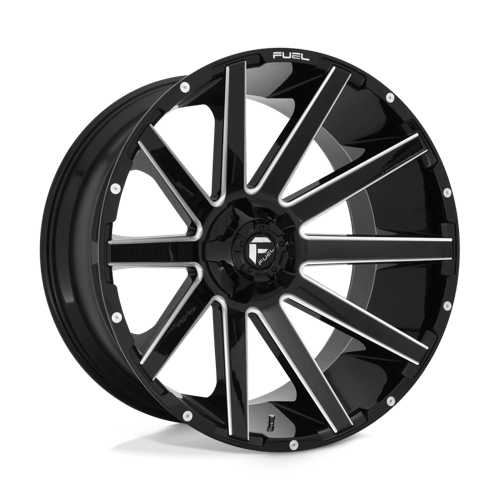 Fuel OffRoad D615 CONTRA GLOSS BLACK MILLED 6X135/5.5 24X12 -44 106.1HB