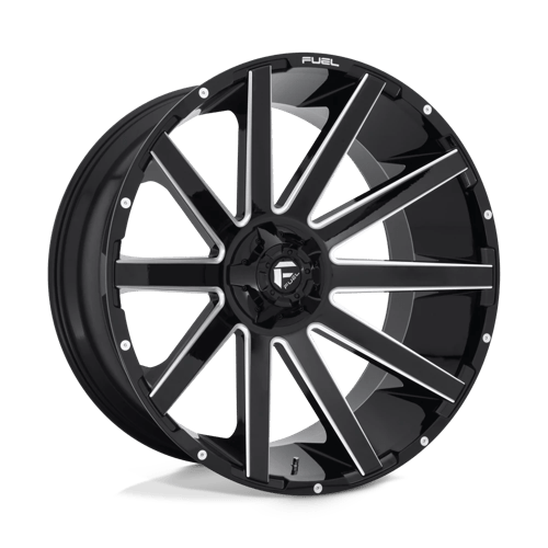 Fuel OffRoad D615 CONTRA GLOSS BLACK MILLED 6X135/5.5 26X12 -44 106.1HB