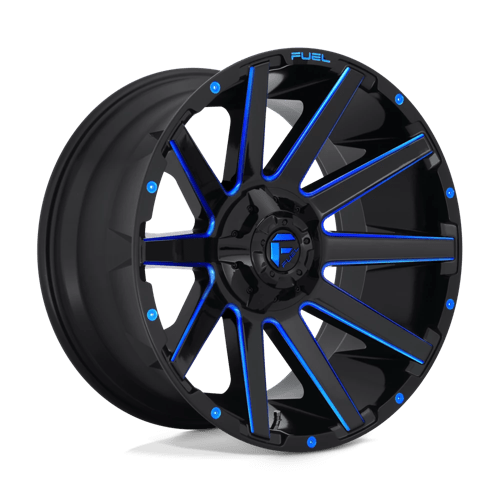 Fuel OffRoad D644 CONTRA GLOSS BLACK BLUE TINTED CLEAR 5X5.5/150 20X9 +20 110.1HB