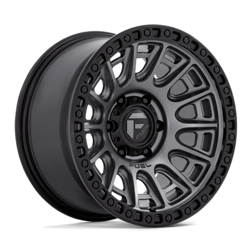 Fuel OffRoad D835 CYCLE MATTE GUNMETAL W/ BLACK RING 5X120 17X8.5 +34 65.07HB