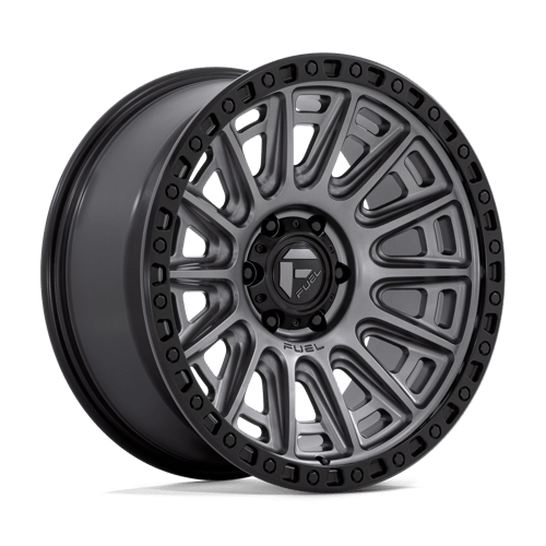 Fuel OffRoad D835 CYCLE MATTE GUNMETAL W/ BLACK RING 6X135 20X9 +1 87.1HB