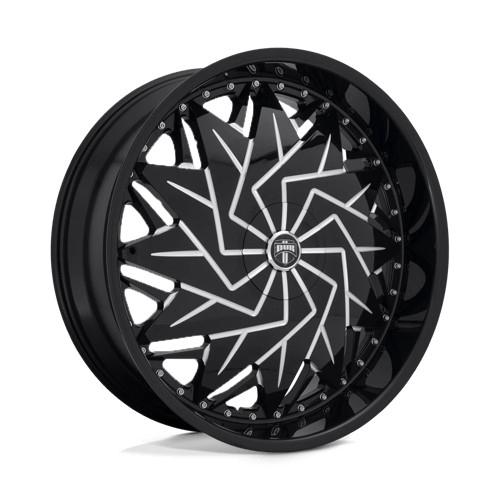DUB S231 DAZR GLOSS BLACK MILLED BLANK 26X10 +5 78.1HB