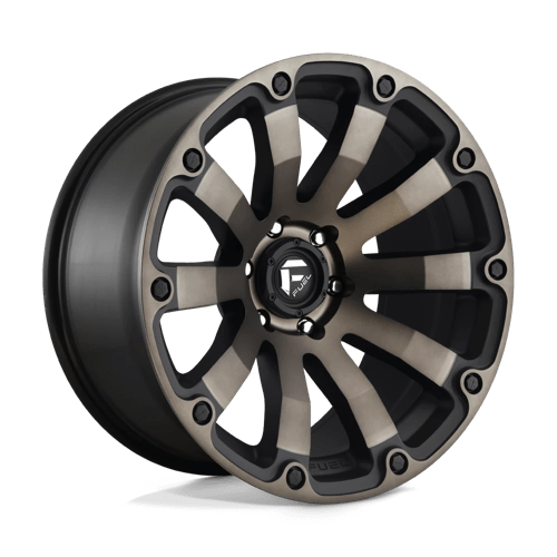 Fuel OffRoad D636 DIESEL MATTE BLACK DOUBLE DARK TINT 5X5.0 20X10 -18 78.1HB