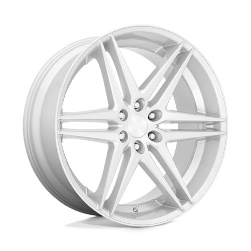 DUB S270 DIRTY DOG SILVER W/ BRUSHED FACE 6X5.5 24X10 +25 106.1HB