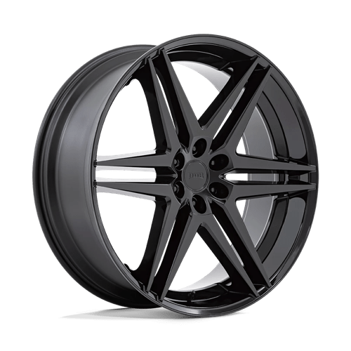 DUB S268 DIRTY DOG ALL GLOSSY BLACK 6X5.5 26X10 +25 106.1HB