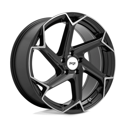Niche M255 FLASH GLOSS BLACK BRUSHED 5x114.3 20X10.5 +40 72.56HB