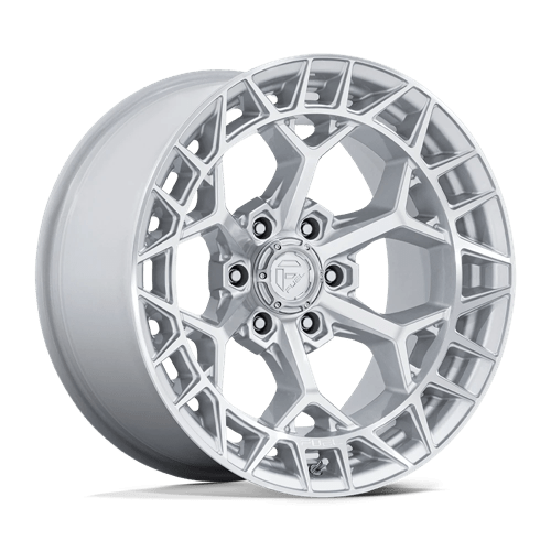 Fuel OffRoad FC873 CHARGER GLOSS SILVER W/ MACHINED FACE 5X5.0 17X9 +1 71.5HB