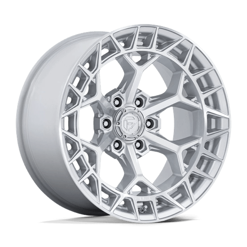 Fuel OffRoad FC873 CHARGER GLOSS SILVER W/ MACHINED FACE 5X5.0 20X9 +1 71.5HB