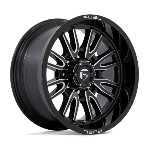 Fuel OffRoad D761 CLASH GLOSS BLACK MILLED 8X170 20X10 -18 125.1HB