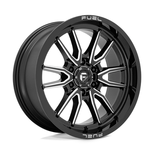 Fuel OffRoad D761 CLASH GLOSS BLACK MILLED 6X5.5 20X9 +1 106.1HB