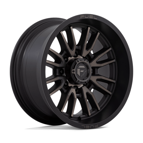Fuel OffRoad D762 CLASH MATTE BLACK DOUBLE DARK TINT 8X170 20X10 -18 125.1HB