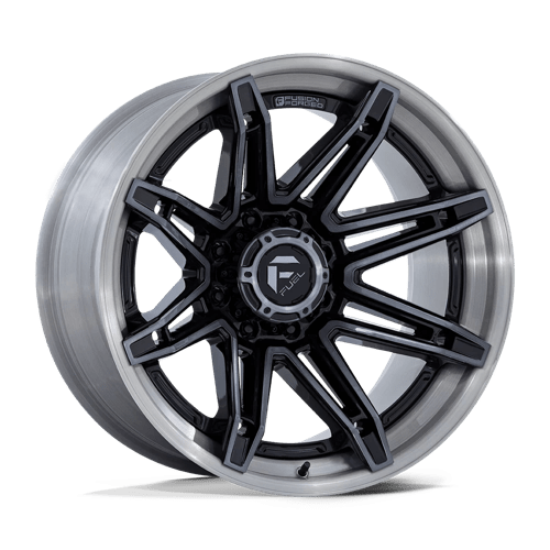 Fuel OffRoad FC401 BRAWL GLOSS BLACK BRUSHED DARK TINT 6X135 22X12 -44 87.1HB