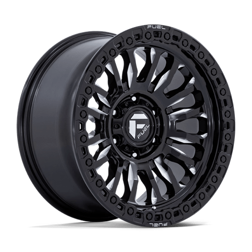Fuel OffRoad FC857 RINCON GLOSS BLACK MILLED 8X180 17X9 +20 124.2HB