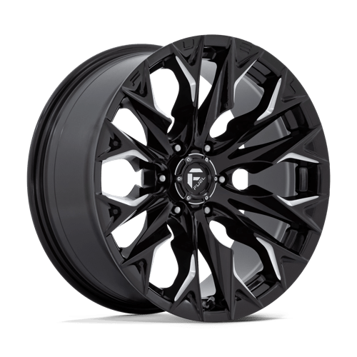 Fuel OffRoad D803 FLAME GLOSS BLACK MILLED 6X5.5 20X9 +1 106.1HB