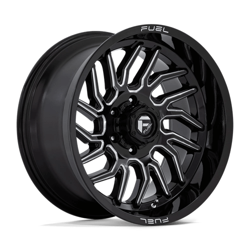 Fuel OffRoad D807 HURRICANE GLOSS BLACK MILLED 6X5.5 20X10 -18 106.1HB