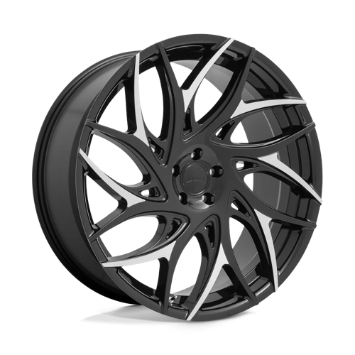 DUB S259 G.O.A.T. GLOSS BLACK W/ MACHINED SPOKES 6X135 26X10 +30 87.1HB