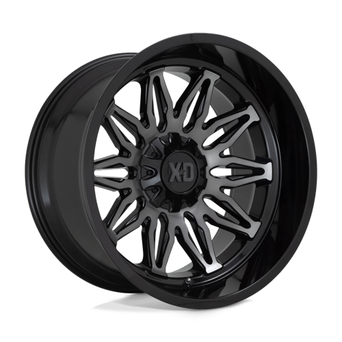 XD XD859 GUNNER GLOSS BLACK MACHINED W/ GRAY TINT 5X5.0/5.5 22X12 -44 78.1HB
