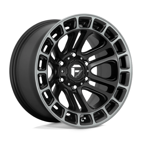 Fuel OffRoad D720 HEATER MATTE BLACK DOUBLE DARK TINT MACHINED 6X135 20X10 -18 87.1HB