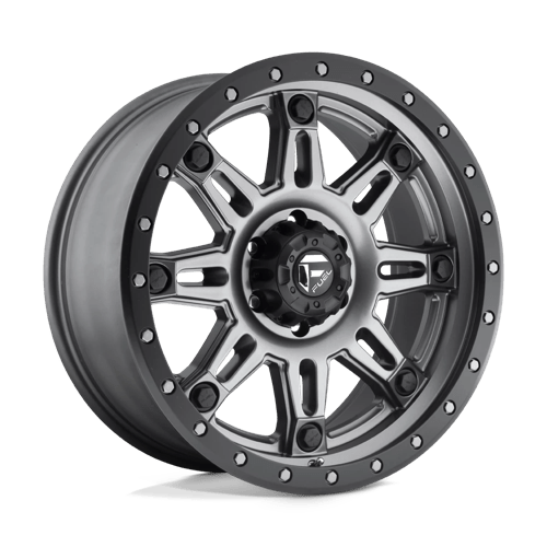 Fuel OffRoad D568 HOSTAGE III MATTE GUN METAL BLACK BEAD RING 5X5.0 17X9 +1 78.1HB